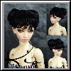 Katsu Jet Black with Purple Wig Size 8-9
